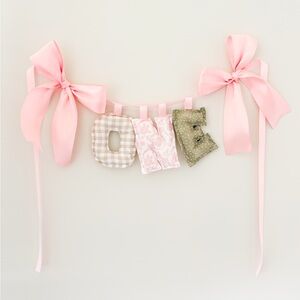 Colorful ONE Birthday Banner